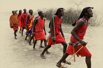 Traditional Masai dance
