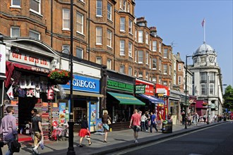 Small shops at the Queensway