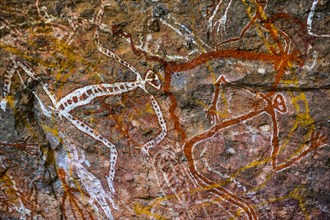 Aboriginal wall painting