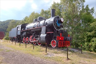 An old steam locomotive