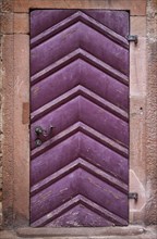 Old purple door