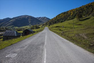 Road in the Chechen mountains