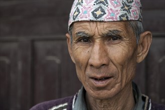 Nepalese man with headdress