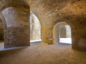 Vaults of the old Castello Maniace