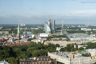 View from Hotel Latvia across Riga