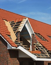 Roofing a newly built house