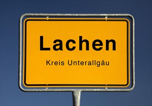 City Limits sign of Lachen