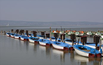 Electric boats on Lake Neusiedl