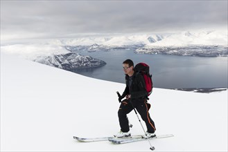 Ascent on skis to the Giilivarri