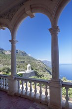View from the Son Marroig mansion of the pavilion