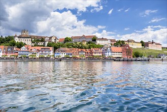 Old town with Burg Meersburg castle and palace