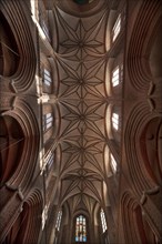 Gothic ceiling vault of the Nikolai Church