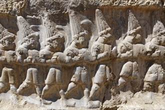 Relief of twelve gods