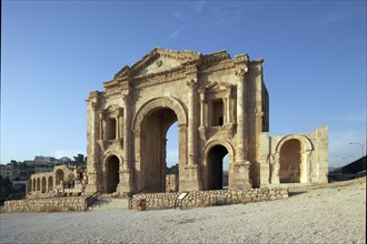 Triumphal arch in honour of Emperor Hadrian