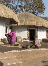 Traditional Meghwal Banni tribal house from Gujarat