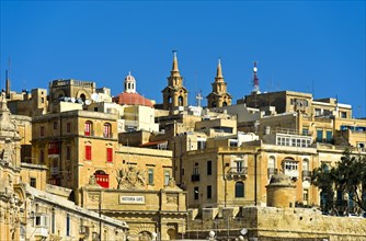 Historic centre of Valletta at Victoria Gate