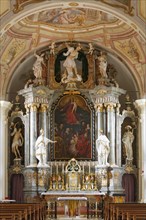 High altar in the parish church of St. George
