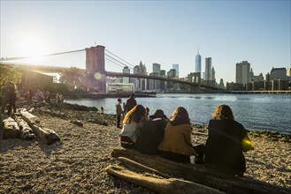 Fulton Ferry State Park on the East River