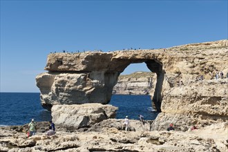 Natural arch made of a limestone known as Lower Corallian