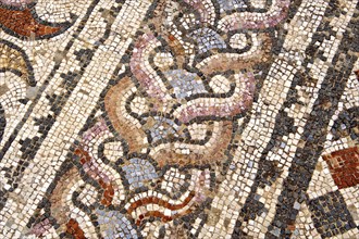 4th century geometric floor mosaic from the late Roman Jewish synagogue of Sardis