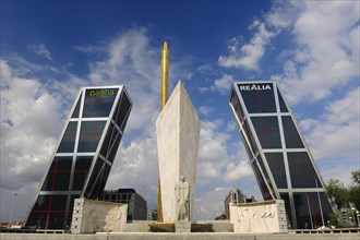 Office towers of the banks Bankia and Realia