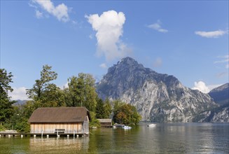 Traunstein mountain and Lake Traun