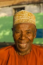 Traditionally dressed Comorian man