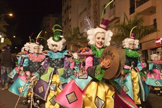 Children in imaginative costumes at the carnival