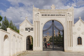 Entrance to the Mor Abraham or Mor Abrohom Monastery