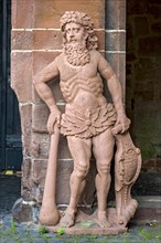 One of the ""Wild Men"" sandstone figures