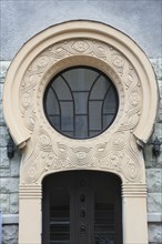 Art Nouveau facade of the house Vilandes iela 10