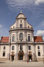 The neo-baroque Basilica of St. Anna in the pilgrimage town Altotting