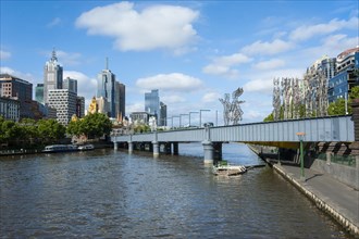 High rise buildings on the Yarra river