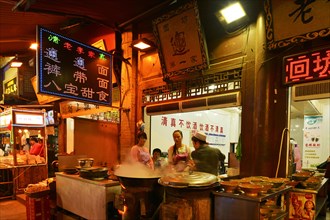 Food stall in the Muslim quarter