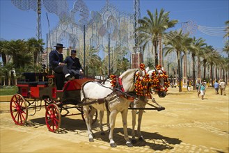 Coach at the Feria del Caballo