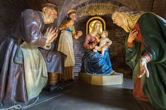 Terracotta Group Madonna della Pappa by Guido Mazzoni