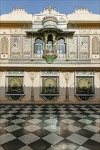 Courtyard in the City Palace of the Maharaja