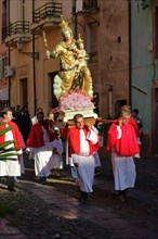 Procession at the Madonna festival of Santa Maria del Mare
