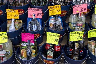 Alcohol for sale at Ballermann
