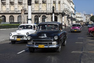 Vintage cars on the Prado