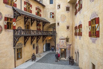 Courtyard of Brunico Castle