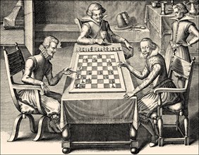 Chess players in the 17th century