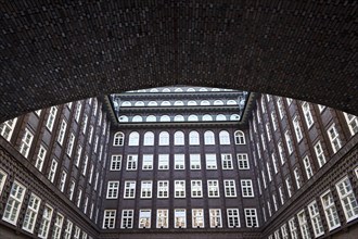 Windows of the Chilehaus building