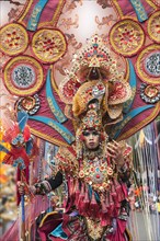 Elaborate costume at the Jember Fashion Festival