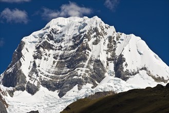 Snowy mountain Siula Grande