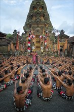 Performance of the Balinese Kecak dance