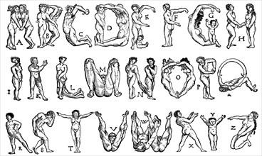 Alphabet of Human Letters