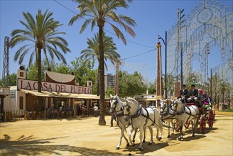 Coach at the Feria del Caballo