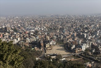 View of Kathmandu from the Swayambhunath Stupa