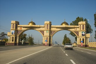 Town entrance of Argun